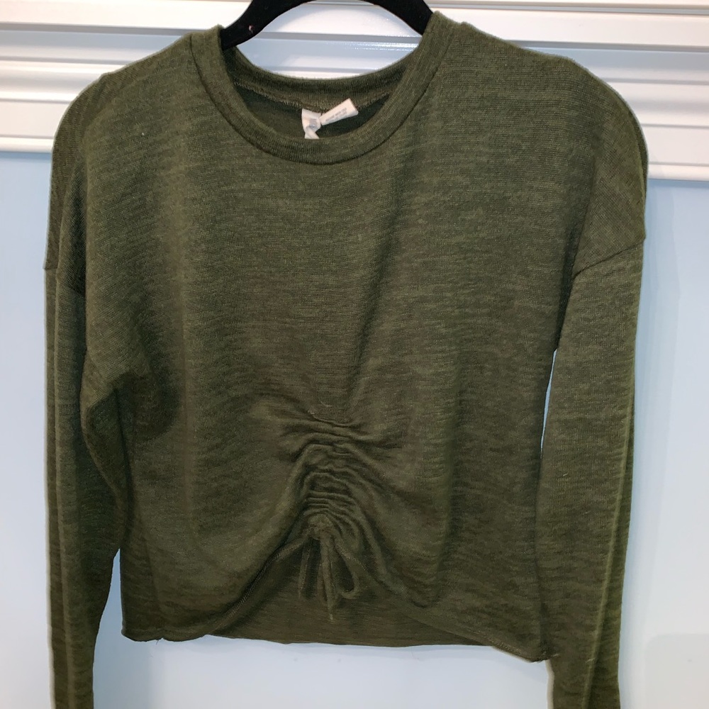 Green sweater